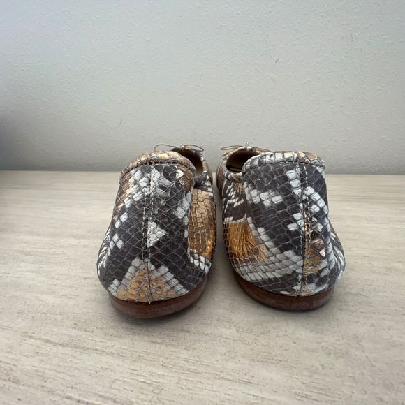 Sam Edelman Felicia Women Sz 10 Snakeskin Print Ballet Flats Genuine Leather $13 - Picture 8 of 12